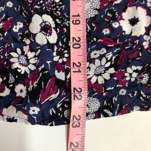 Gap Floral Blouse with Ruffled Neck and Long Sleeves - Picture 8 of 12